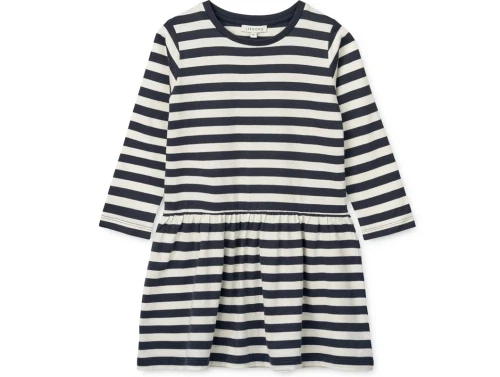 Liewood classic navy/creme de la creme kjole Lima